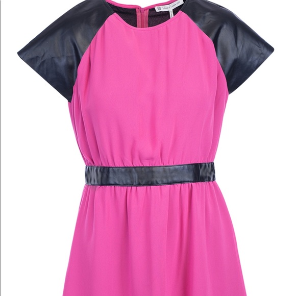 House Of Harlow 1960 Pink Vegan leather dress - Picture 6 of 8